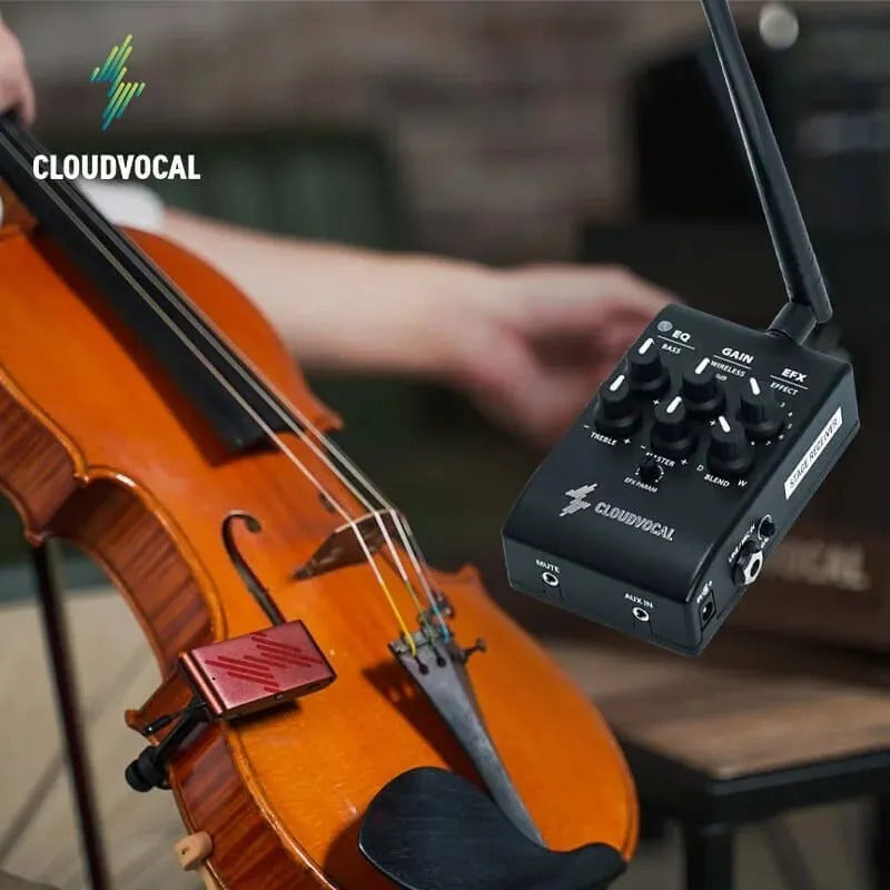 iSolo Violin/Fiddle VF-10 All-in-one Wireless Mic System + KNA pickup (USA Version)